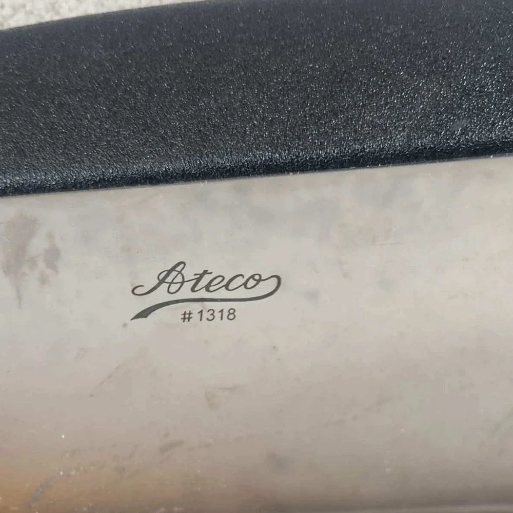 Ateco Dough Scraper 1318‎ Stainless Steel Black Handle Kitchen Tool